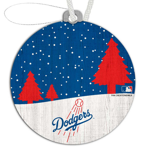Wholesale MLB0978 - Snow Scene / M0978-Los-Angeles-Dodgers