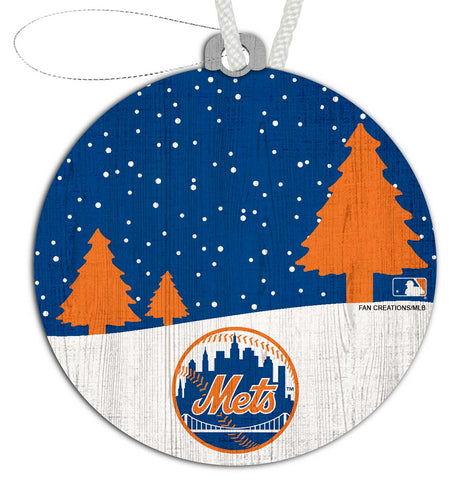 Wholesale MLB0978 - Snow Scene / M0978-New-York-Mets