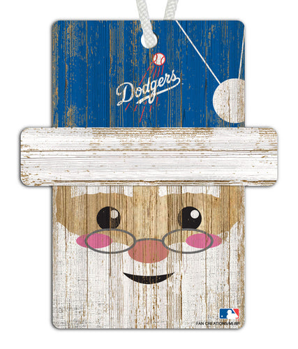 Wholesale MLB0981-Santa Ornament 4.5in / MLB0981-Santa Ornament Web / M0981-Los Angeles Dodgers