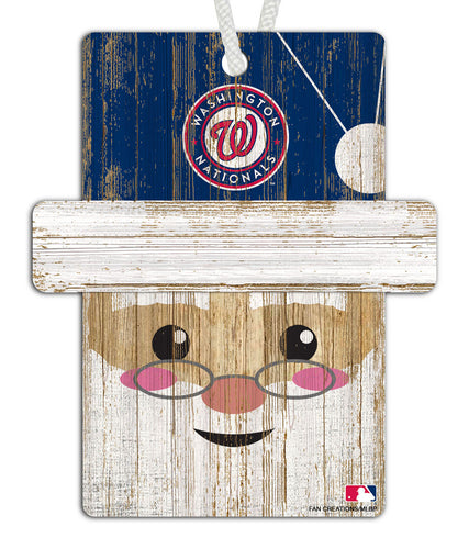 Wholesale MLB0981-Santa Ornament 4.5in / MLB0981-Santa Ornament Web / M0981-Washington Nationals