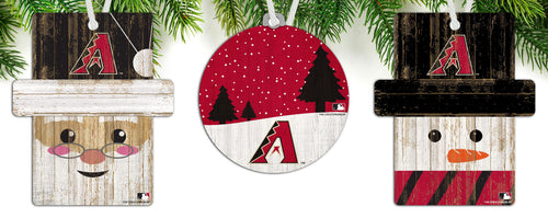 Wholesale MLB0984-Ornament 3 pack (0978, 0980, 0981) / M0984-Arizona Diamondbacks