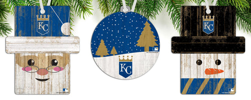 Wholesale MLB0984-Ornament 3 pack (0978, 0980, 0981) / M0984-Kansas City Royals