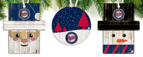 Wholesale MLB0984-Ornament 3 pack (0978, 0980, 0981) / M0984-Minnesota Twins