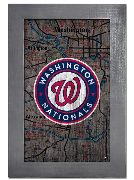 Wholesale MLB0985F-City Map 11x19 / M0985-Washington Nationals