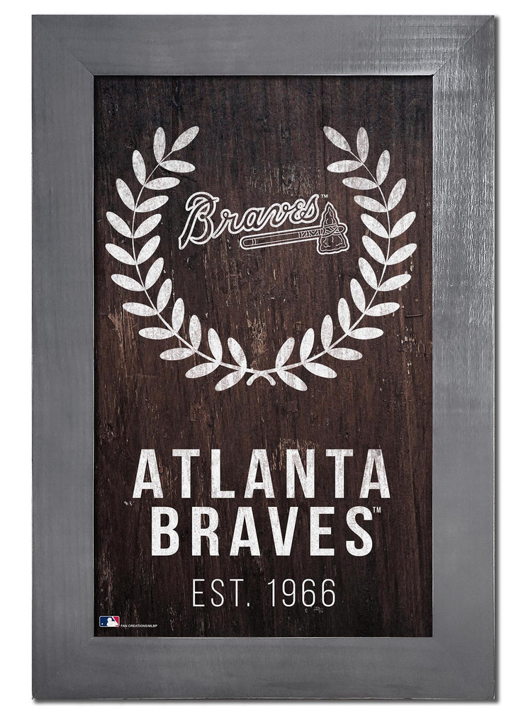 Wholesale MLB0986-Laurel Wreath / M0986-Atlanta Braves