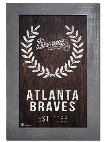 Wholesale MLB0986-Laurel Wreath / M0986-Atlanta Braves