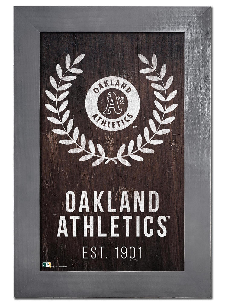 Wholesale MLB0986-Laurel Wreath / M0986-Oakland Athletics