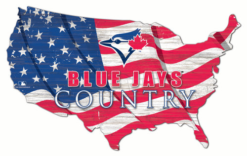 Wholesale MLB1001-USA Flag Cutout / M1001-Tortono Blue Jays