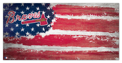 Wholesale MLB1007-Flag 6x12 / M1007-Atlanta Braves