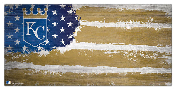 Wholesale MLB1007-Flag 6x12 / M1007-Kansas City Royals