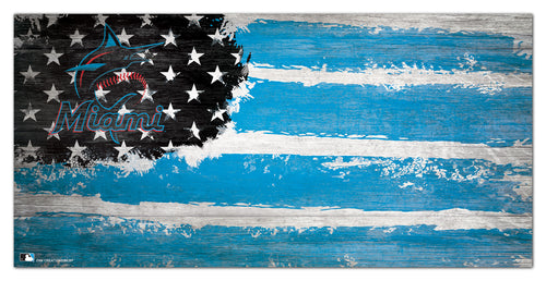 Wholesale MLB1007-Flag 6x12 / M1007-Miami Marlins