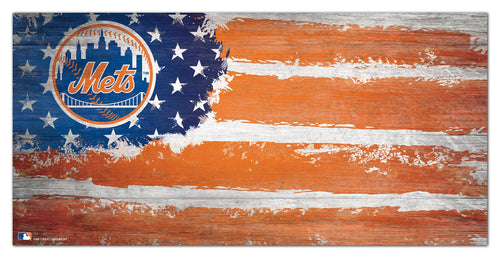 Wholesale MLB1007-Flag 6x12 / M1007-New York Mets