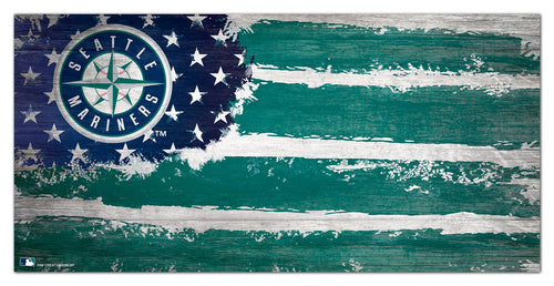 Wholesale MLB1007-Flag 6x12 / M1007-Seattle Mariners