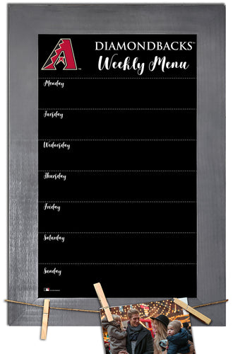 Wholesale MLB1015-Menu Chalkboard with Frame / M1015-Arizona Diamondbacks