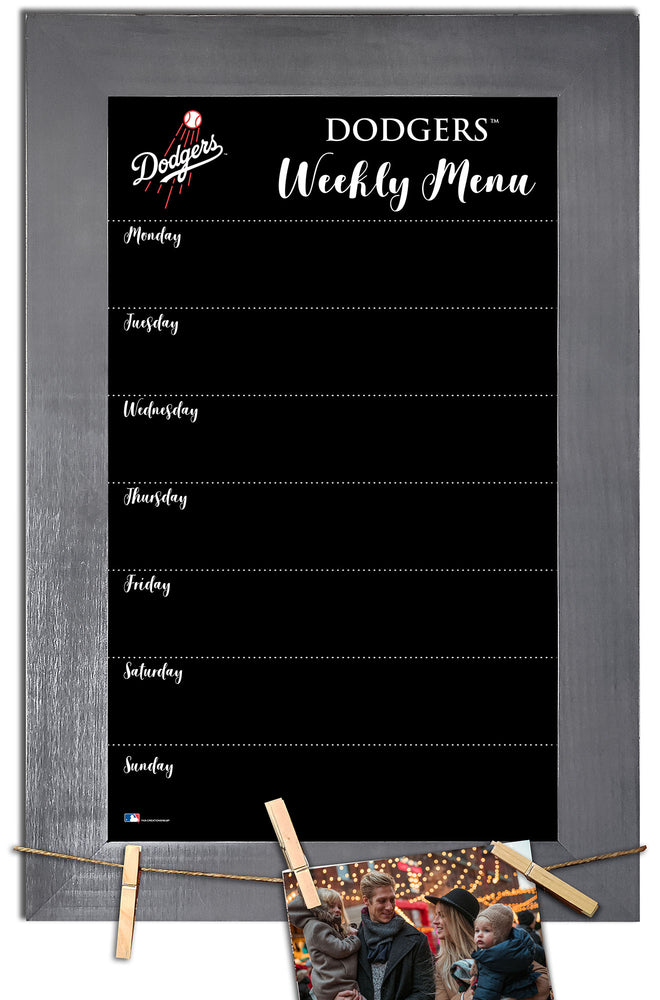 Wholesale MLB1015-Menu Chalkboard with Frame / M1015-Los Angeles Dodgers
