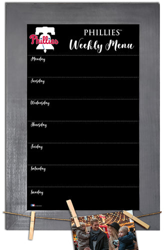 Wholesale MLB1015-Menu Chalkboard with Frame / M1015-Philadelphia Phillies