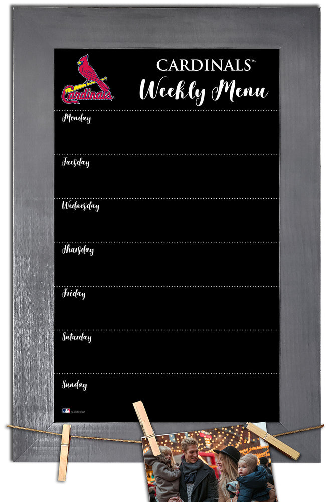 Wholesale MLB1015-Menu Chalkboard with Frame / M1015-St. Louis Cardinals