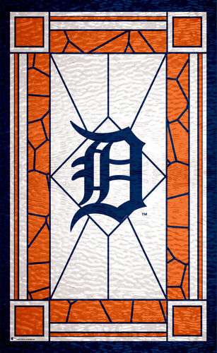 Wholesale MLB1017-Stained Glass 11x19. / M1017-Detroit Tigers