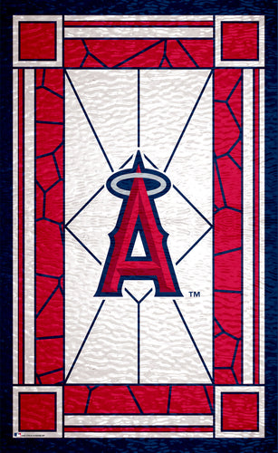 Wholesale MLB1017-Stained Glass 11x19. / M1017-Los Angeles Angels