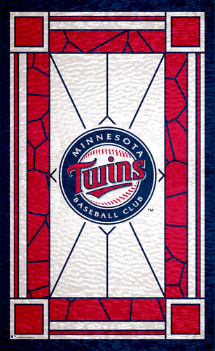 Wholesale MLB1017-Stained Glass 11x19. / M1017-Minnesota Twins