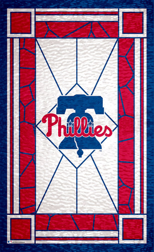 Wholesale MLB1017-Stained Glass 11x19. / M1017-Philadelphia Phillies