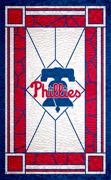 Wholesale MLB1017-Stained Glass 11x19. / M1017-Philadelphia Phillies