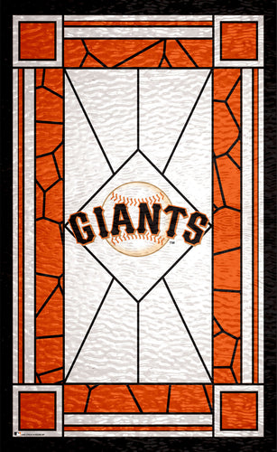 Wholesale MLB1017-Stained Glass 11x19. / M1017-San Francisco Giants