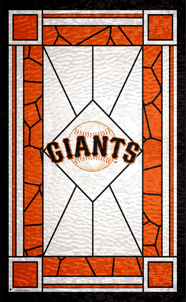 Wholesale MLB1017-Stained Glass 11x19. / M1017-San Francisco Giants