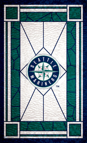 Wholesale MLB1017-Stained Glass 11x19. / M1017-Seattle Mariners