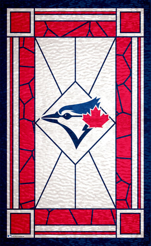 Wholesale MLB1017-Stained Glass 11x19. / M1017-Toronto Blue Jays