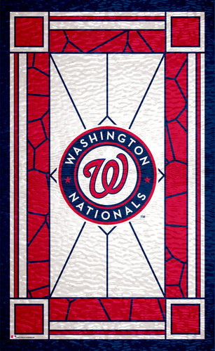 Wholesale MLB1017-Stained Glass 11x19. / M1017-Washington Nationals