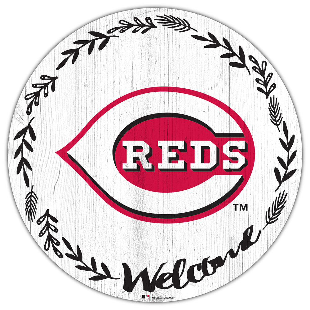 Wholesale MLB1019-Welcome 12in Circle / M1019-Cincinnati Reds