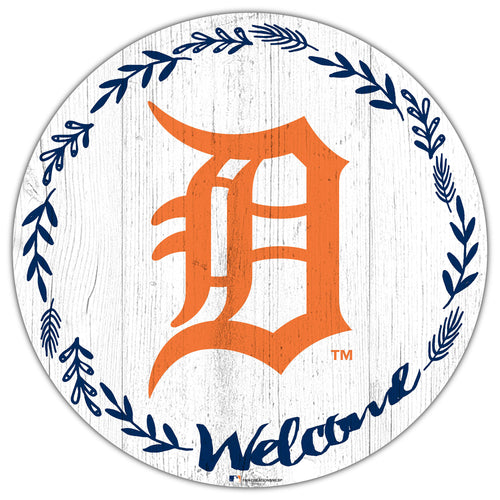 Wholesale MLB1019-Welcome 12in Circle / M1019-Detroit Tigers