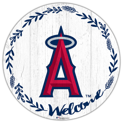 Wholesale MLB1019-Welcome 12in Circle / M1019-Los Angeles Angels