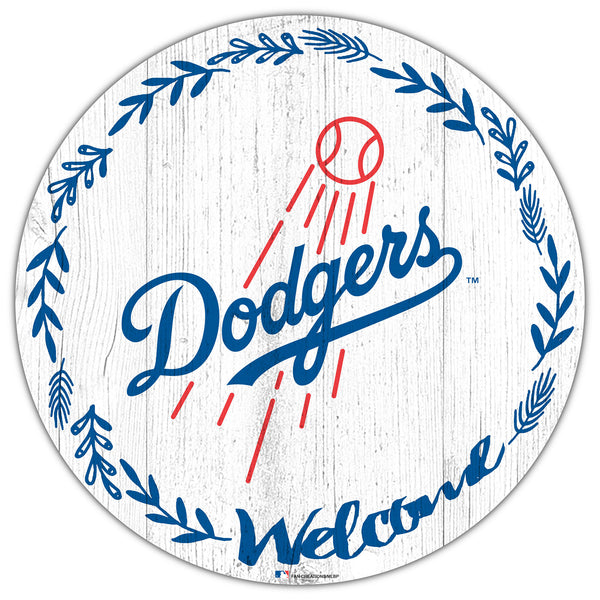Wholesale MLB1019-Welcome 12in Circle / M1019-Los Angeles Dodgers