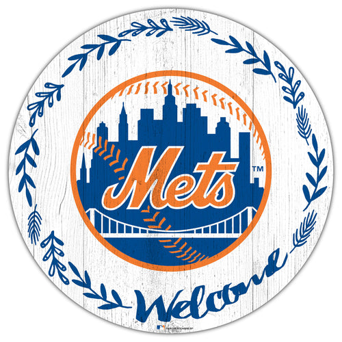 Wholesale MLB1019-Welcome 12in Circle / M1019-New York Mets