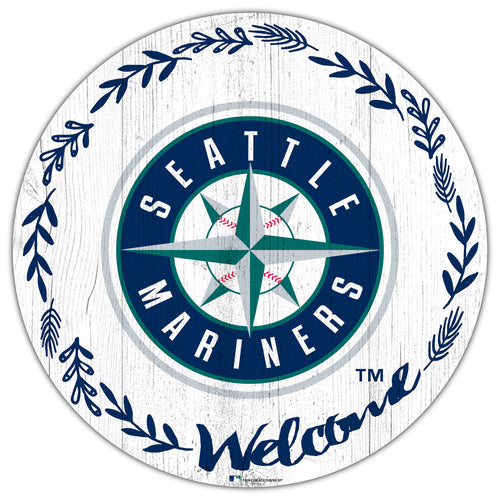 Wholesale MLB1019-Welcome 12in Circle / M1019-Seattle Mariners