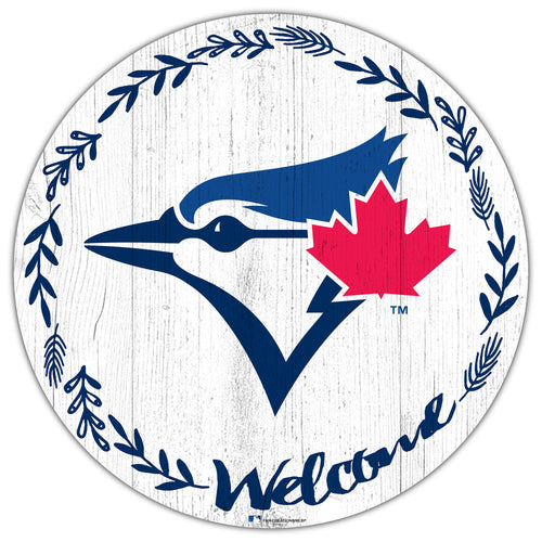 Wholesale MLB1019-Welcome 12in Circle / M1019-Toronto Blue Jays