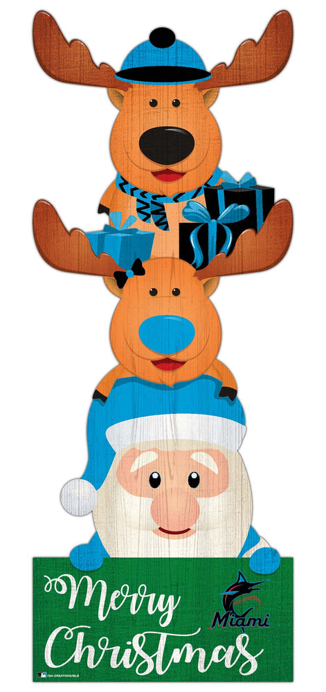Wholesale MLB1022-Santa Stack Leaner / M1022-Miami Marlins