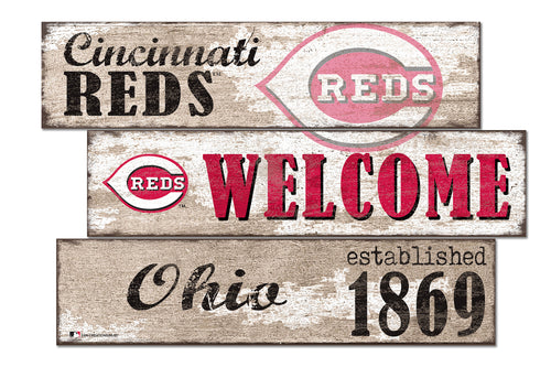 Wholesale MLB1027-Welcome 3 Plank / M1027-Cincinnati Reds