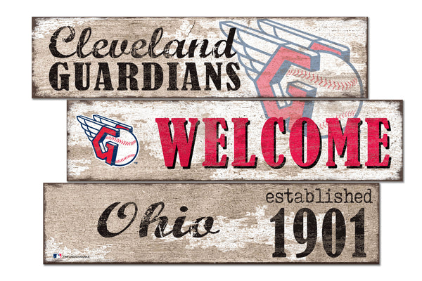 Wholesale MLB1027-Welcome 3 Plank / M1027-Cleveland Guardians