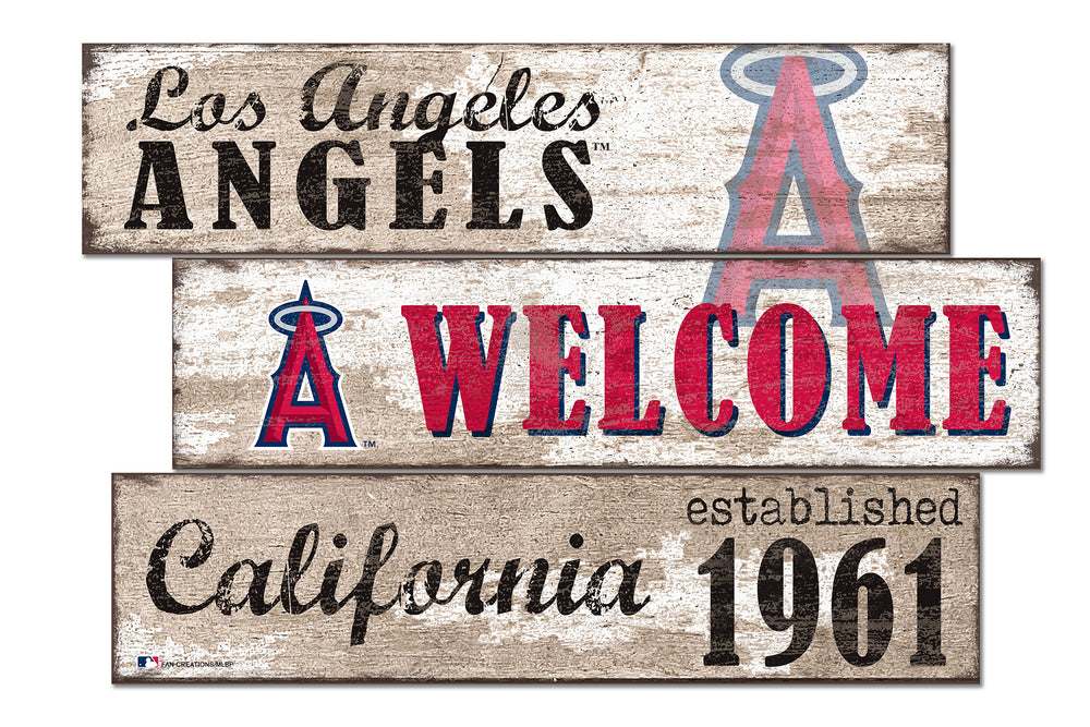 Wholesale MLB1027-Welcome 3 Plank / M1027-Los Angeles Angels