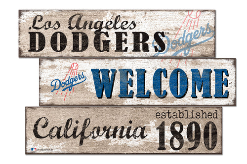 Wholesale MLB1027-Welcome 3 Plank / M1027-Los Angeles Dodgers