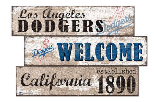 Wholesale MLB1027-Welcome 3 Plank (Todd's Resize) / M1027-Los Angeles Dodgers