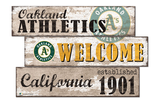 Wholesale MLB1027-Welcome 3 Plank (Todd's Resize) / M1027-Oakland Athletics