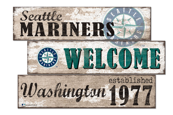 Wholesale MLB1027-Welcome 3 Plank (Todd's Resize) / M1027-Seattle Mariners