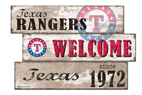 Wholesale MLB1027-Welcome 3 Plank (Todd's Resize) / M1027-Texas Rangers