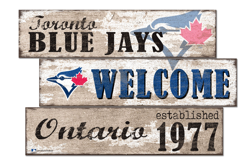 Wholesale MLB1027-Welcome 3 Plank (Todd's Resize) / M1027-Toronto Blue Jays