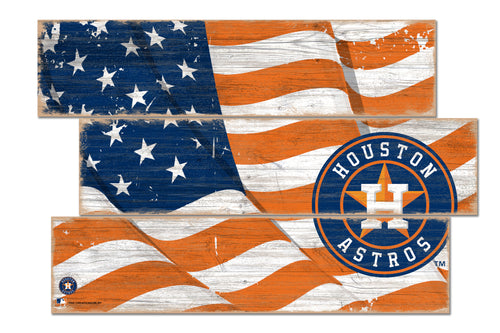 Wholesale MLB1028-Flag 3 Plank (Todd's Resize) / M1028-Houston Astros