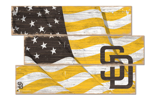 Wholesale MLB1028-Flag 3 Plank / M1028-San Diego Padres